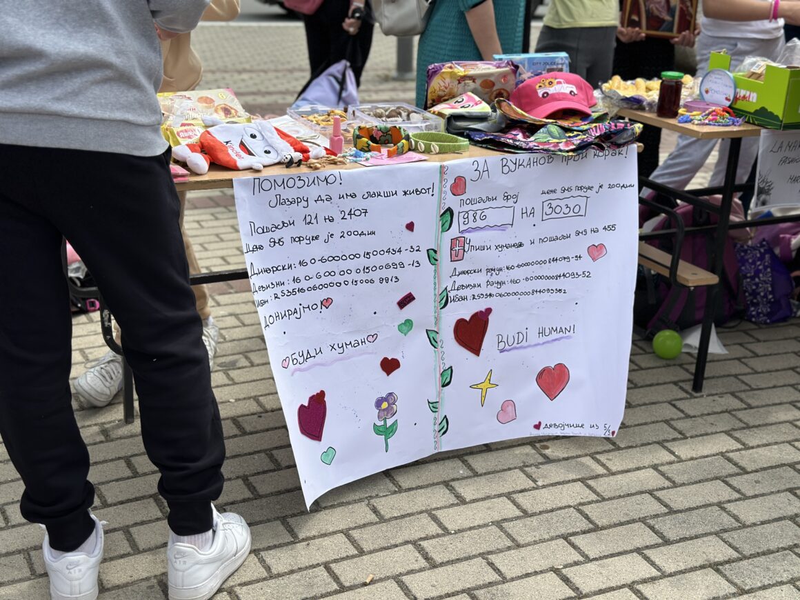 Humanitarni bazar za Lazara Lazarevića i Vukana Mijuškovića