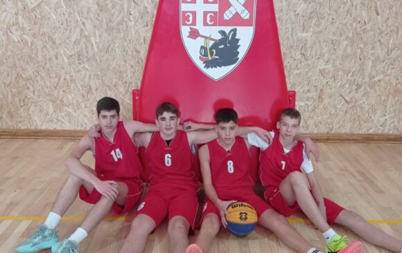 Прво место на окружном такмичењу у баскету 3×3