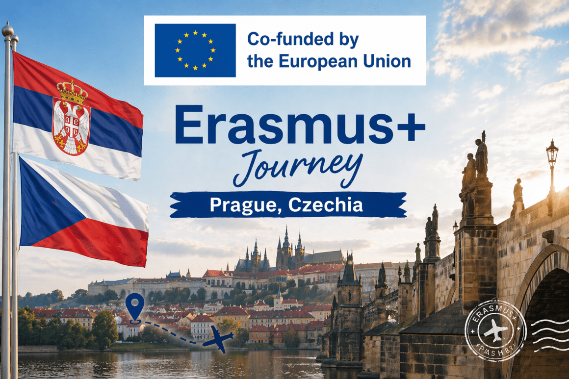 Mobilnost Ученици као водичи: Припрема за Ерасмус+ мобилност у Прагу