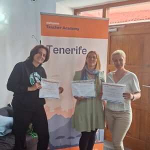 Осврт на стечено знање – пети дан Erasmus+ курса на Тенерифима